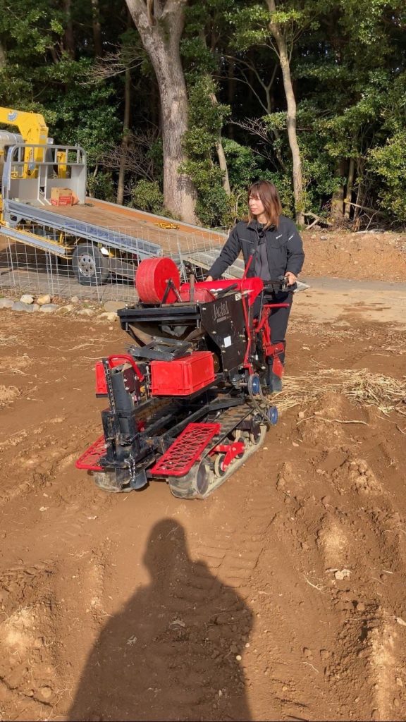 加津佐町で実演