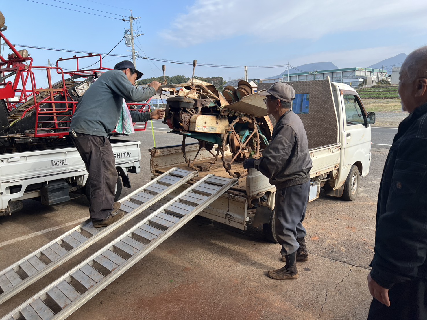 茎葉処理機修理