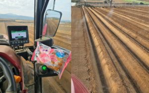 ジャガールダブル1日９反　じゃがいも種芋植え付けと倍土まで完了！