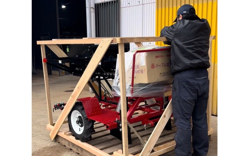 大和芋植え付け機関東へお嫁入り